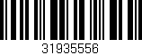 Código de barras (EAN, GTIN, SKU, ISBN): '31935556'