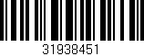 Código de barras (EAN, GTIN, SKU, ISBN): '31938451'