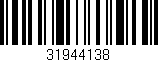 Código de barras (EAN, GTIN, SKU, ISBN): '31944138'