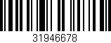 Código de barras (EAN, GTIN, SKU, ISBN): '31946678'