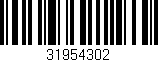 Código de barras (EAN, GTIN, SKU, ISBN): '31954302'