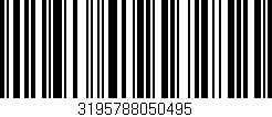 Código de barras (EAN, GTIN, SKU, ISBN): '3195788050495'