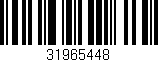 Código de barras (EAN, GTIN, SKU, ISBN): '31965448'