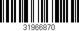 Código de barras (EAN, GTIN, SKU, ISBN): '31966870'