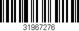 Código de barras (EAN, GTIN, SKU, ISBN): '31967276'