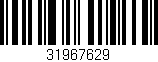 Código de barras (EAN, GTIN, SKU, ISBN): '31967629'