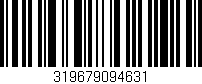 Código de barras (EAN, GTIN, SKU, ISBN): '319679094631'