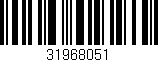 Código de barras (EAN, GTIN, SKU, ISBN): '31968051'