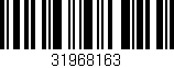 Código de barras (EAN, GTIN, SKU, ISBN): '31968163'