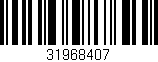 Código de barras (EAN, GTIN, SKU, ISBN): '31968407'