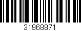 Código de barras (EAN, GTIN, SKU, ISBN): '31968871'