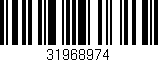 Código de barras (EAN, GTIN, SKU, ISBN): '31968974'