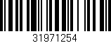 Código de barras (EAN, GTIN, SKU, ISBN): '31971254'