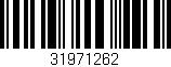 Código de barras (EAN, GTIN, SKU, ISBN): '31971262'