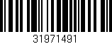Código de barras (EAN, GTIN, SKU, ISBN): '31971491'