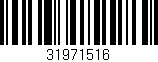 Código de barras (EAN, GTIN, SKU, ISBN): '31971516'