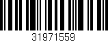 Código de barras (EAN, GTIN, SKU, ISBN): '31971559'