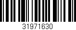 Código de barras (EAN, GTIN, SKU, ISBN): '31971630'