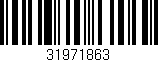 Código de barras (EAN, GTIN, SKU, ISBN): '31971863'