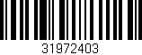 Código de barras (EAN, GTIN, SKU, ISBN): '31972403'