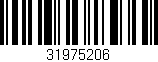 Código de barras (EAN, GTIN, SKU, ISBN): '31975206'