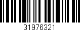 Código de barras (EAN, GTIN, SKU, ISBN): '31976321'