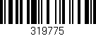 Código de barras (EAN, GTIN, SKU, ISBN): '319775'