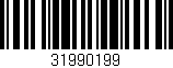 Código de barras (EAN, GTIN, SKU, ISBN): '31990199'