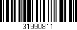 Código de barras (EAN, GTIN, SKU, ISBN): '31990811'