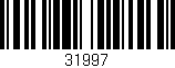 Código de barras (EAN, GTIN, SKU, ISBN): '31997'
