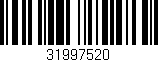 Código de barras (EAN, GTIN, SKU, ISBN): '31997520'