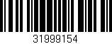Código de barras (EAN, GTIN, SKU, ISBN): '31999154'