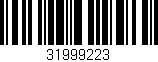 Código de barras (EAN, GTIN, SKU, ISBN): '31999223'