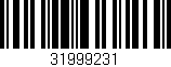 Código de barras (EAN, GTIN, SKU, ISBN): '31999231'