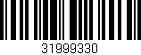 Código de barras (EAN, GTIN, SKU, ISBN): '31999330'