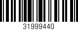 Código de barras (EAN, GTIN, SKU, ISBN): '31999440'