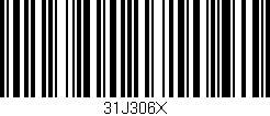Código de barras (EAN, GTIN, SKU, ISBN): '31J306X'