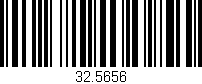 Código de barras (EAN, GTIN, SKU, ISBN): '32.5656'