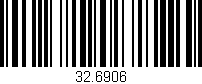 Código de barras (EAN, GTIN, SKU, ISBN): '32.6906'
