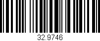 Código de barras (EAN, GTIN, SKU, ISBN): '32.9746'