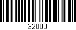 Código de barras (EAN, GTIN, SKU, ISBN): '32000'