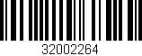 Código de barras (EAN, GTIN, SKU, ISBN): '32002264'