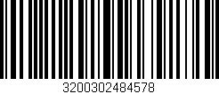 Código de barras (EAN, GTIN, SKU, ISBN): '3200302484578'