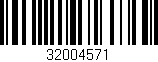 Código de barras (EAN, GTIN, SKU, ISBN): '32004571'