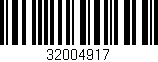 Código de barras (EAN, GTIN, SKU, ISBN): '32004917'