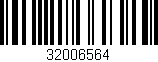 Código de barras (EAN, GTIN, SKU, ISBN): '32006564'