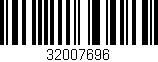 Código de barras (EAN, GTIN, SKU, ISBN): '32007696'
