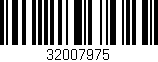 Código de barras (EAN, GTIN, SKU, ISBN): '32007975'