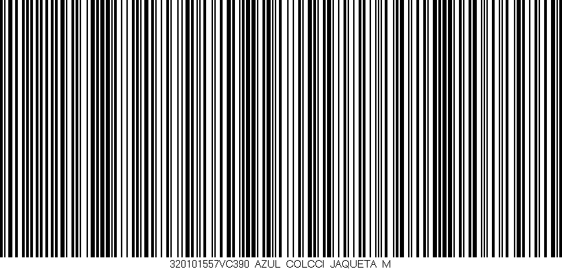 Código de barras (EAN, GTIN, SKU, ISBN): '320101557VC390_AZUL_COLCCI_JAQUETA_M'