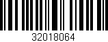 Código de barras (EAN, GTIN, SKU, ISBN): '32018064'